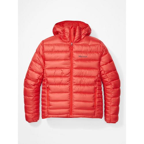 Marmot Hype Jackets - Mens Down Jacket Red CA9125384 Canada